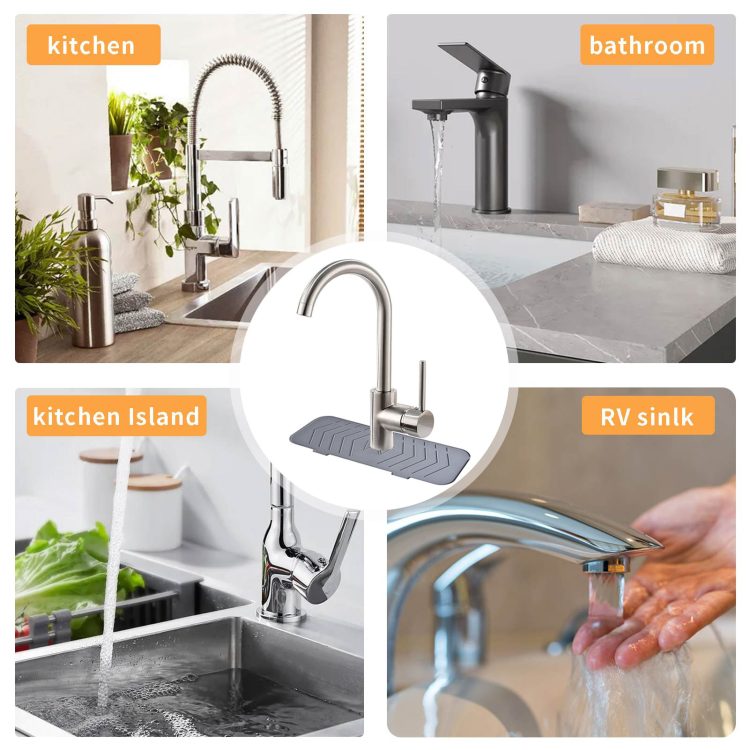 Silicone Faucet Waterproof Pad وسادة سيليكون مضادة للماء للحنفية