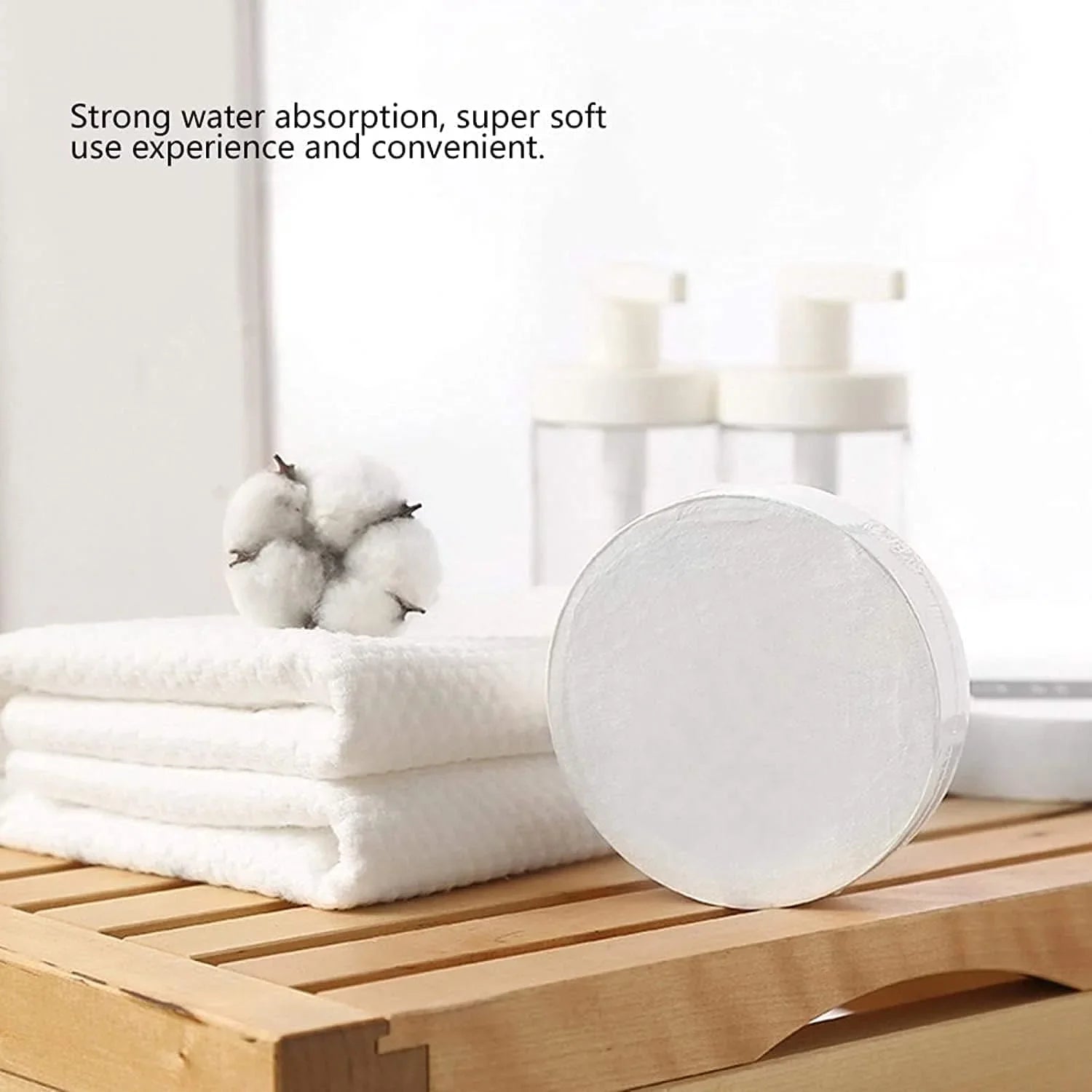 Compressed Bath Towel (Large Size) منشفة حمام مضغوطة حجم كبير