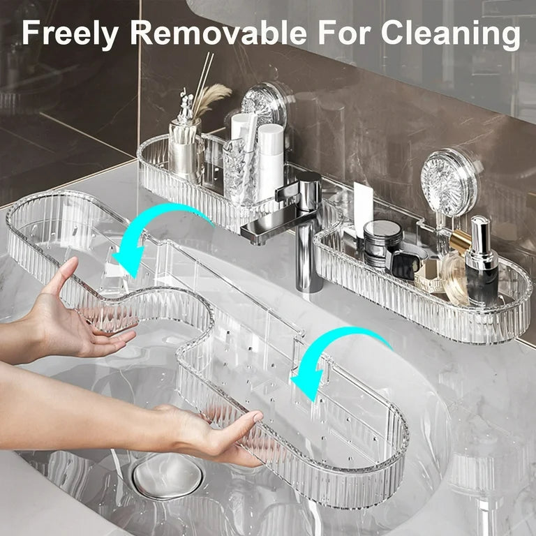 Bathroom Faucet Wall Mounted Storage Rack رف تخزين جداري للحمام