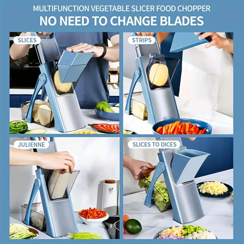Heavy Duty Multifunctional Vegetable Chopper فرامة خضروات متعددة الوظائف فائقة التحمل