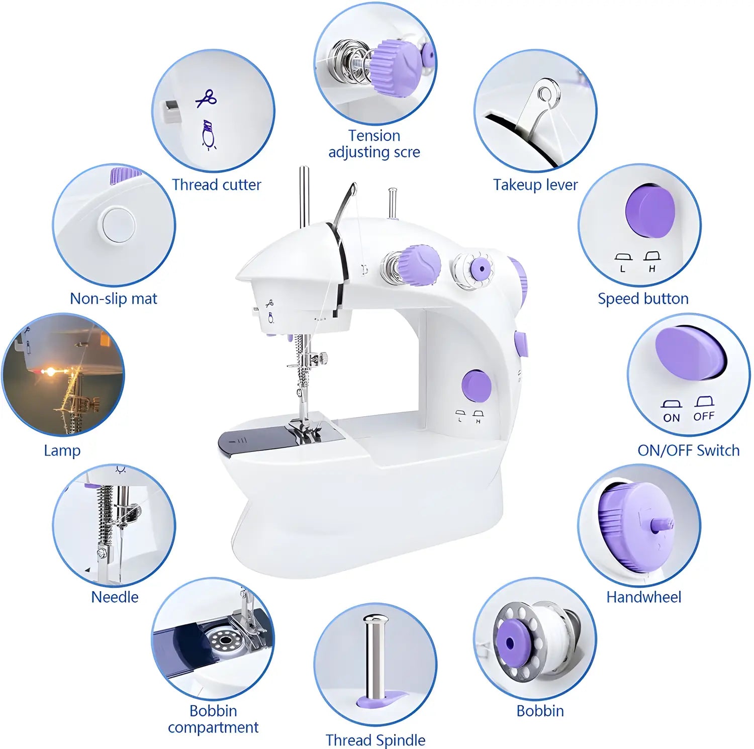 Portable Sewing Machine ماكينة خياطة محمولة