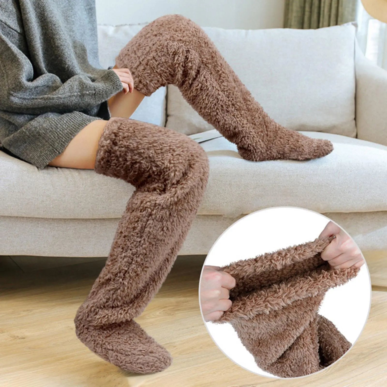 Comfy Teddy Socks | No More Cold Feet With Our Plushy Socks جوارب دافئة وناعمة للقدمين